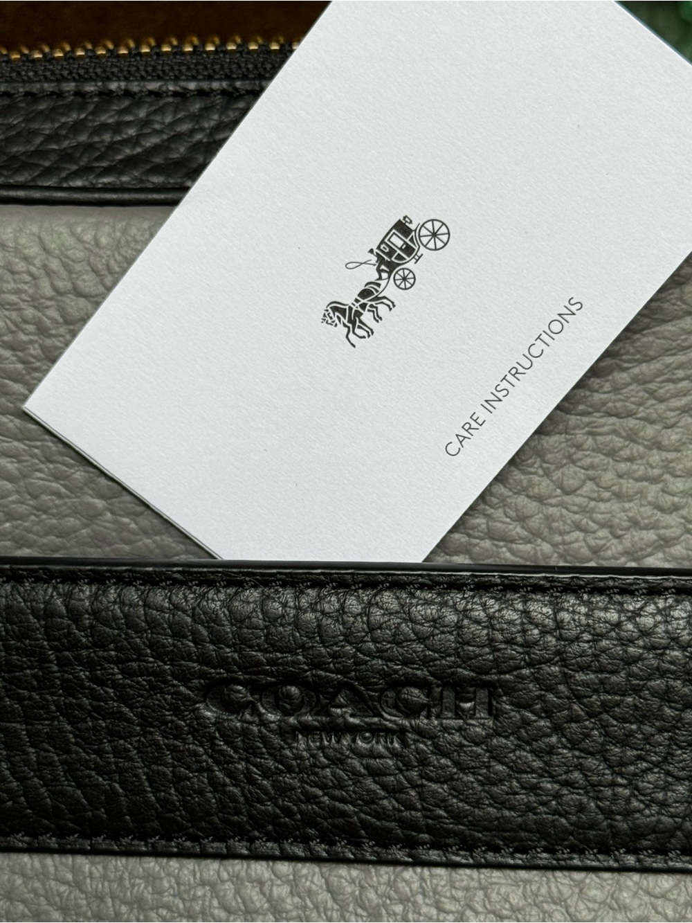 Stylish Coach Gray and Black Unisex Bag - Picture 12 of 15